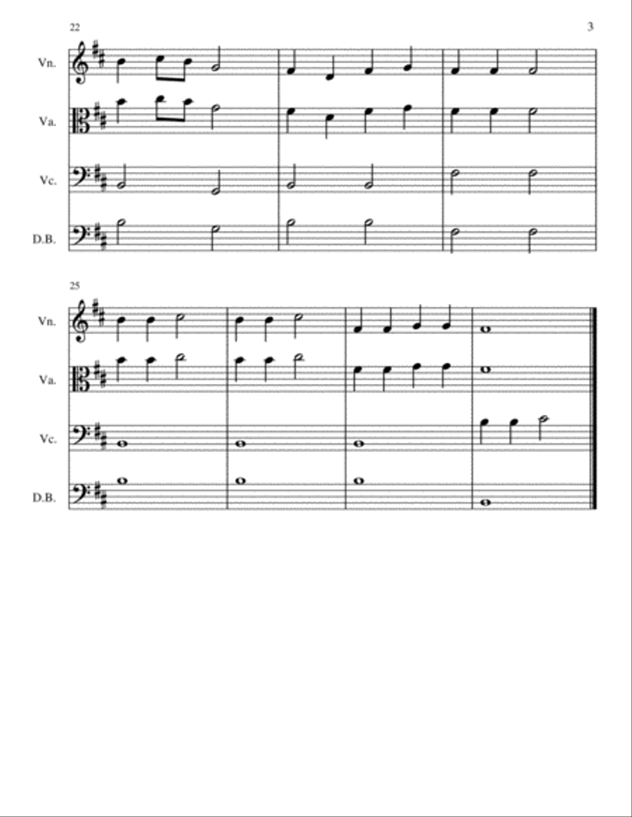 Four Songs from Around the World String Quartet scores gallery preview page 6