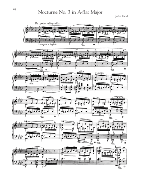 Nocturne No. 3 In A-Flat Major, H. 26