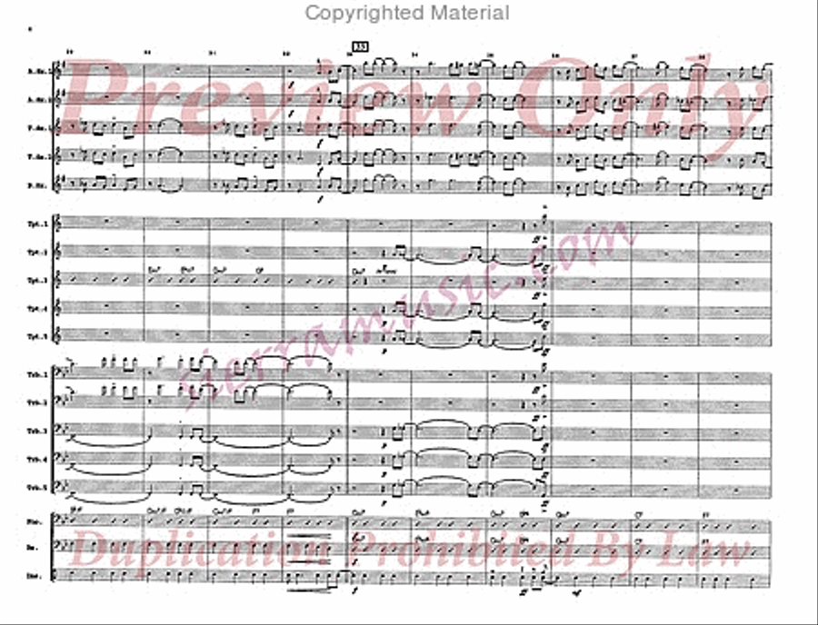 On The Street Where You Live Jazz Ensemble scores gallery preview page 5