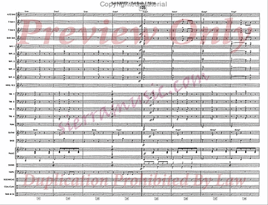 La Suerte De Los Tontos Jazz Ensemble scores gallery preview page 17