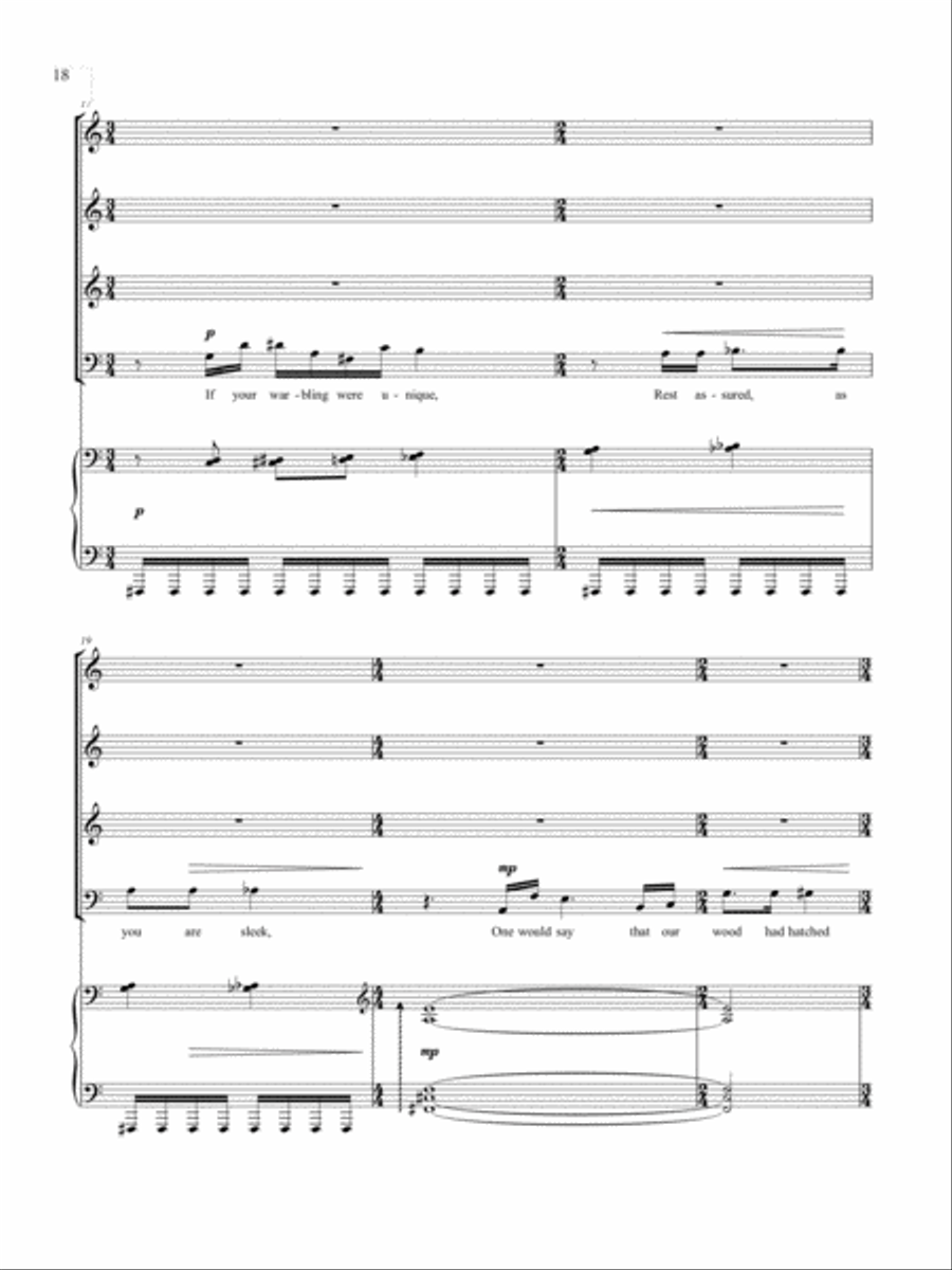 The Fox and the Crow from Fables for a Prince Tenor Voice scores gallery preview page 6