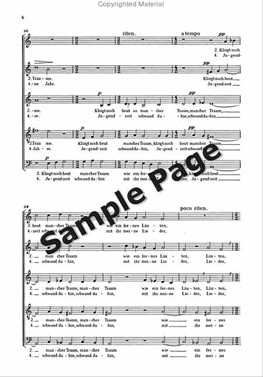 Poos H Sing Mir O Nachtigall SSATBB scores gallery preview page 6