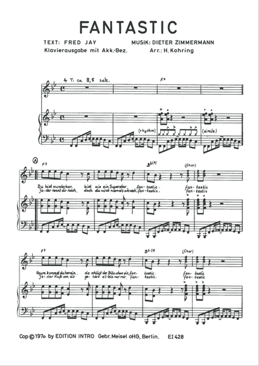 Fantastic Fantastic Piano, Vocal scores gallery preview page 3