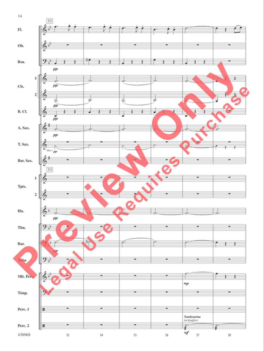 Danse des Ghazies (from The Ballet Suite, Opus 50a) Concert Band scores gallery preview page 15