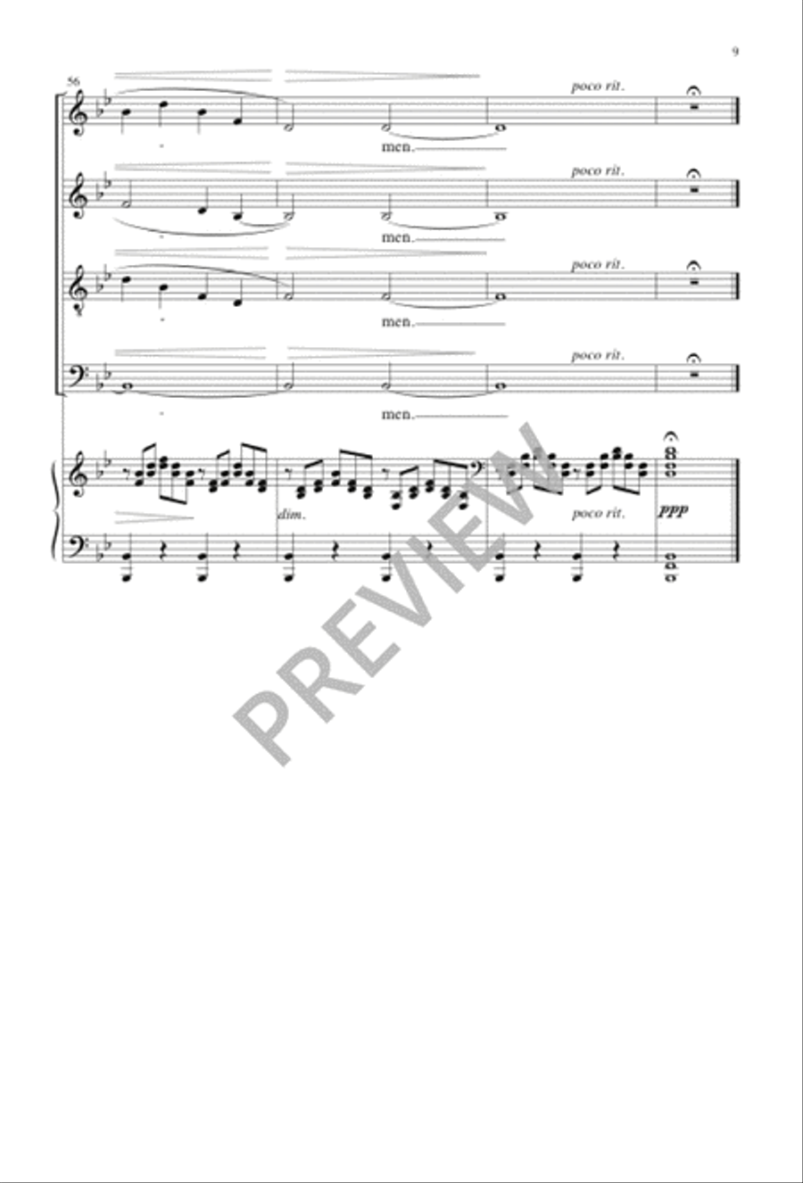 Ave Maria 4-Part scores gallery preview page 9