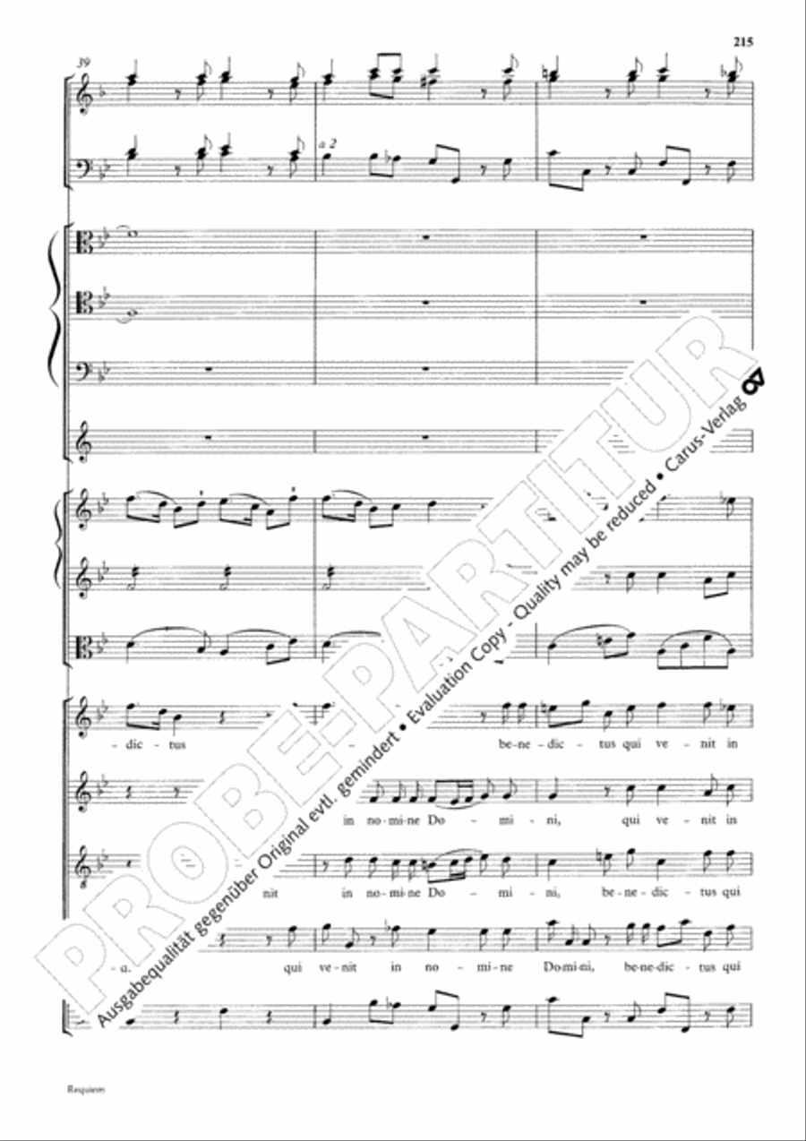 Requiem Requiem 4-Part scores gallery preview page 222