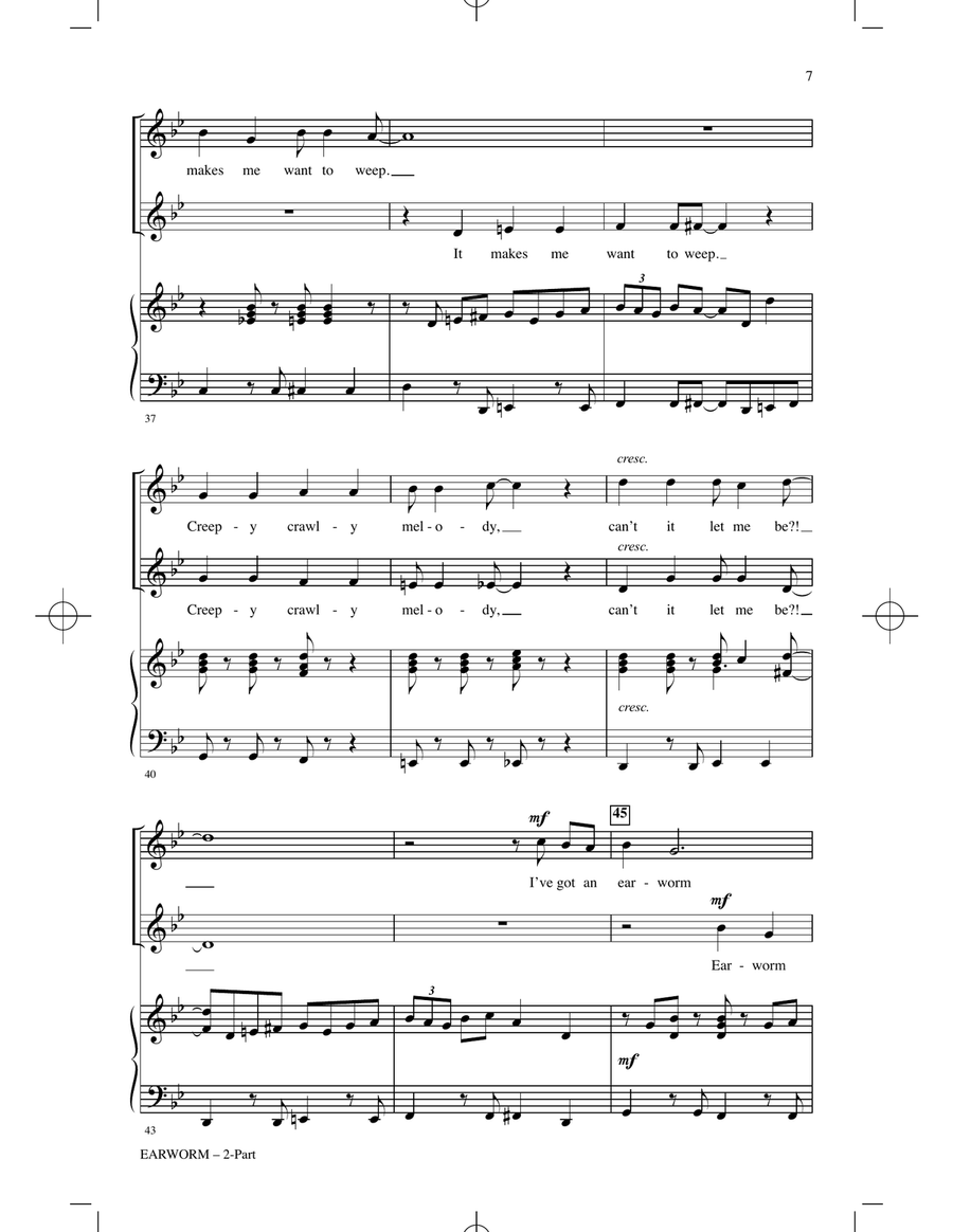 Earworm 2-Part scores gallery preview page 5