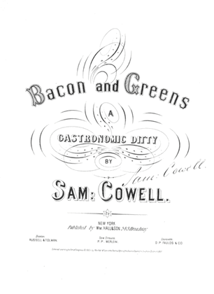 Bacon and Greens. A Gastronomic Ditty