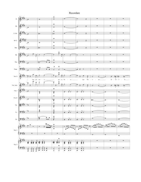 Recordare (from "Requiem Mass" - Full Score) image number null