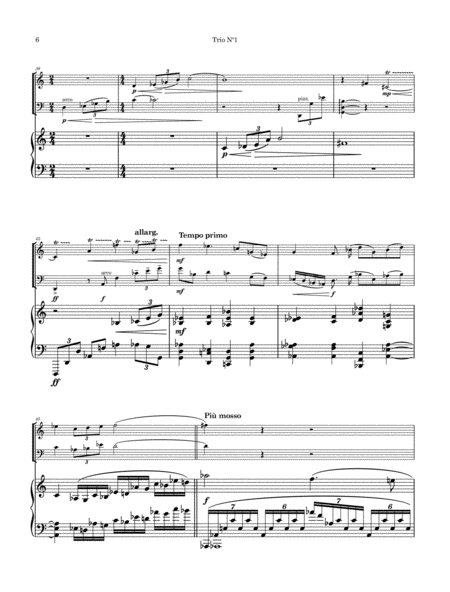 Trio Nº1 - for cor anglais, violoncello & piano