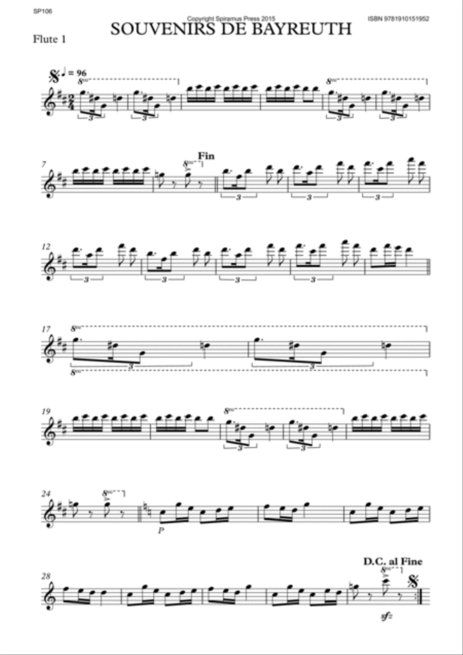 Souvenirs de Bayreuth Small Ensemble scores gallery preview page 3