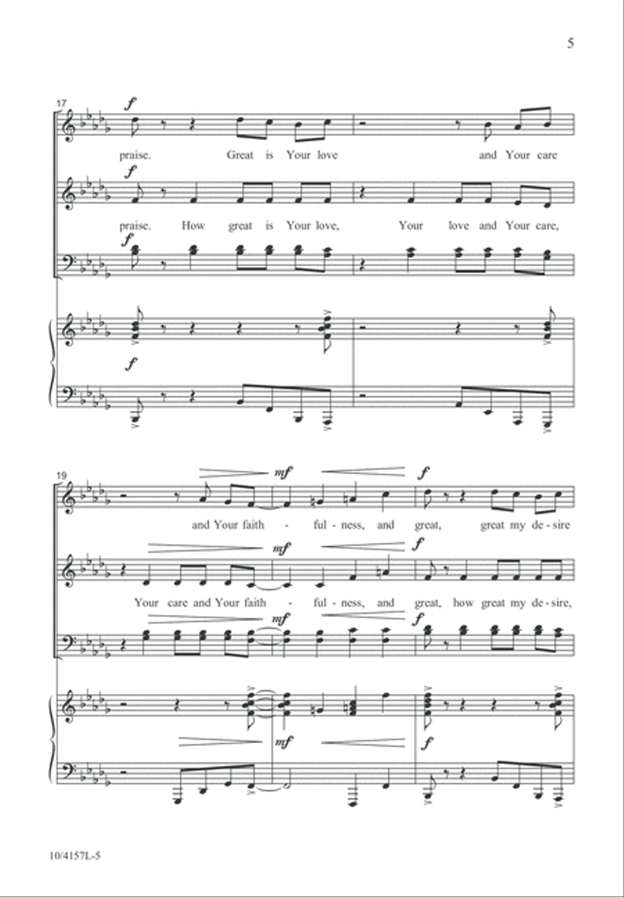I Bring a Heart of Thanks 4-Part scores gallery preview page 6