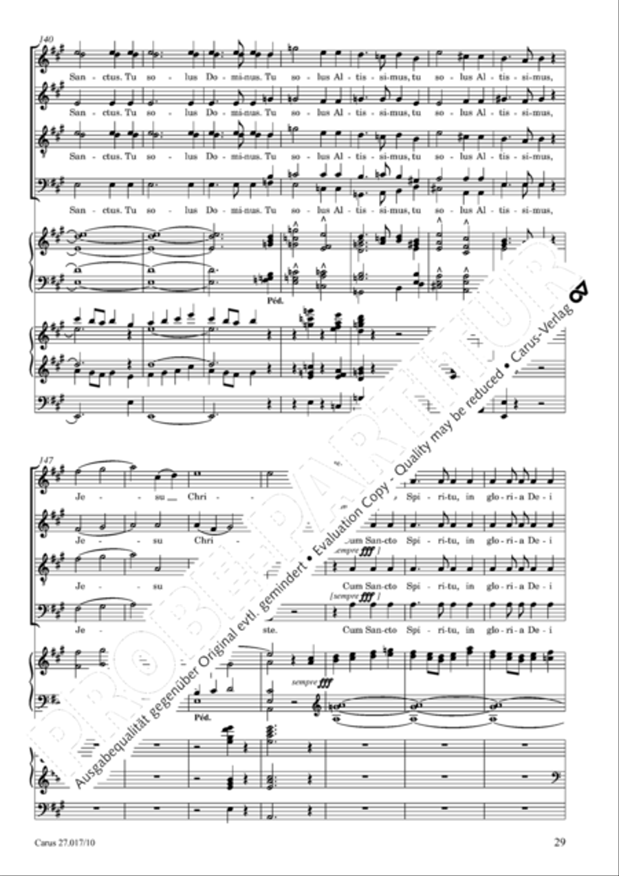 Messe solennelle en ut diese mineur 4-Part scores gallery preview page 30