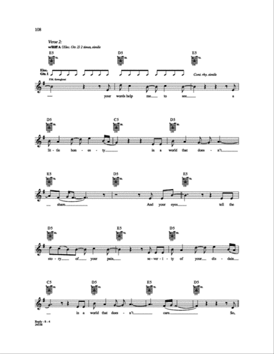 Reply Electric Guitar scores gallery preview page 4