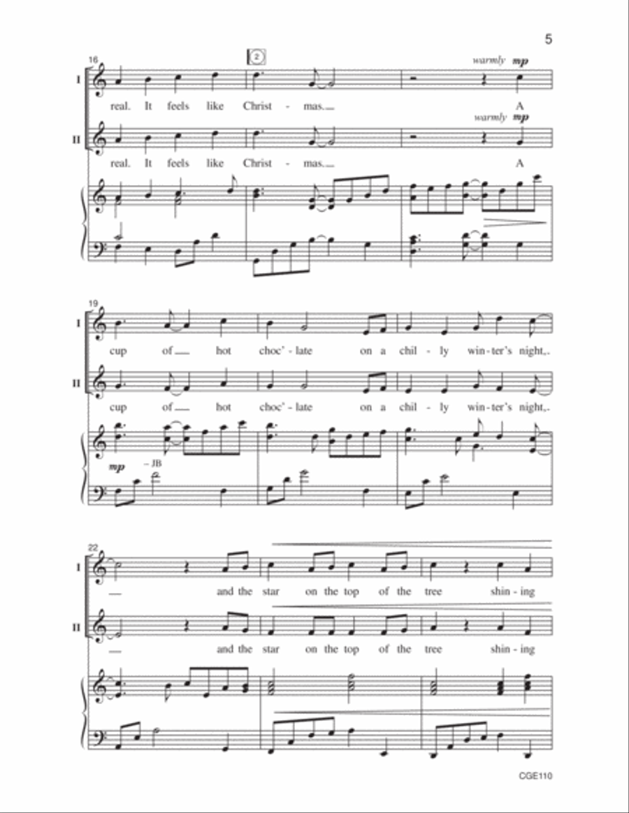 Christmas is Here! 2-Part scores gallery preview page 4
