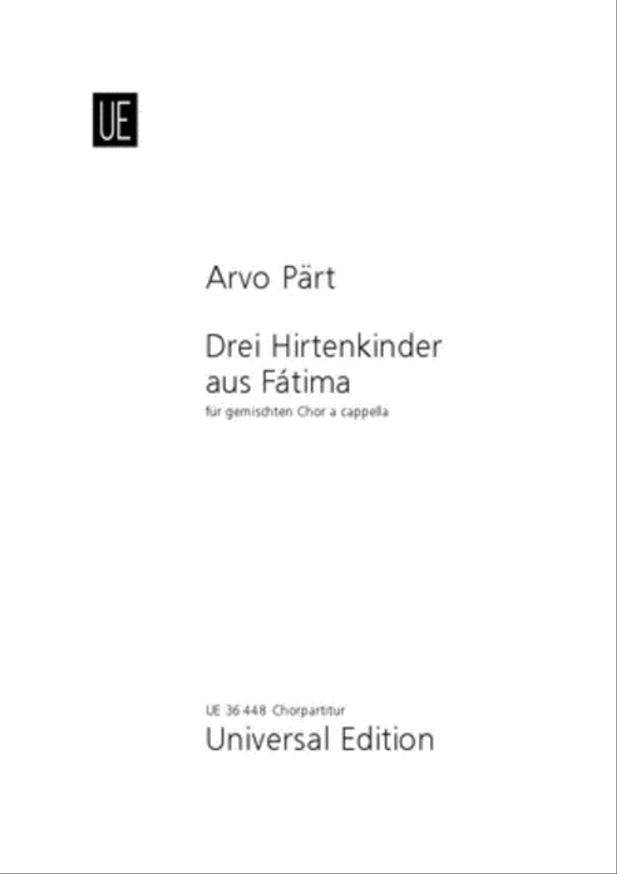 Drei Hirtenkinder aus Fatima 4-Part scores gallery preview page 1
