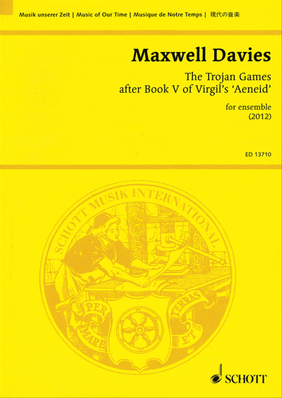 The Trojan Games after Book V of Virgil's 'Aeneid' Orchestra scores gallery preview page 1