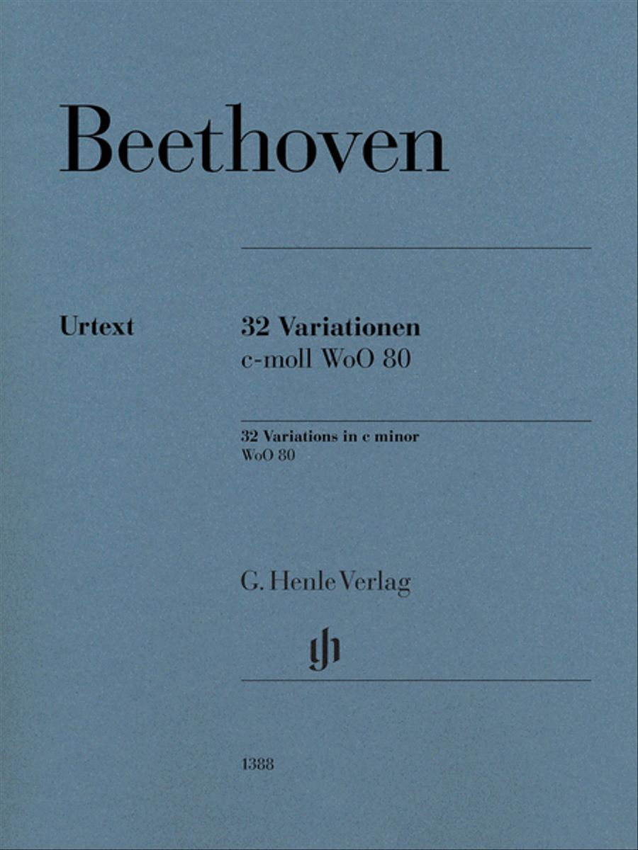 32 Variations in C minor, WoO 80 Piano Solo scores gallery preview page 1