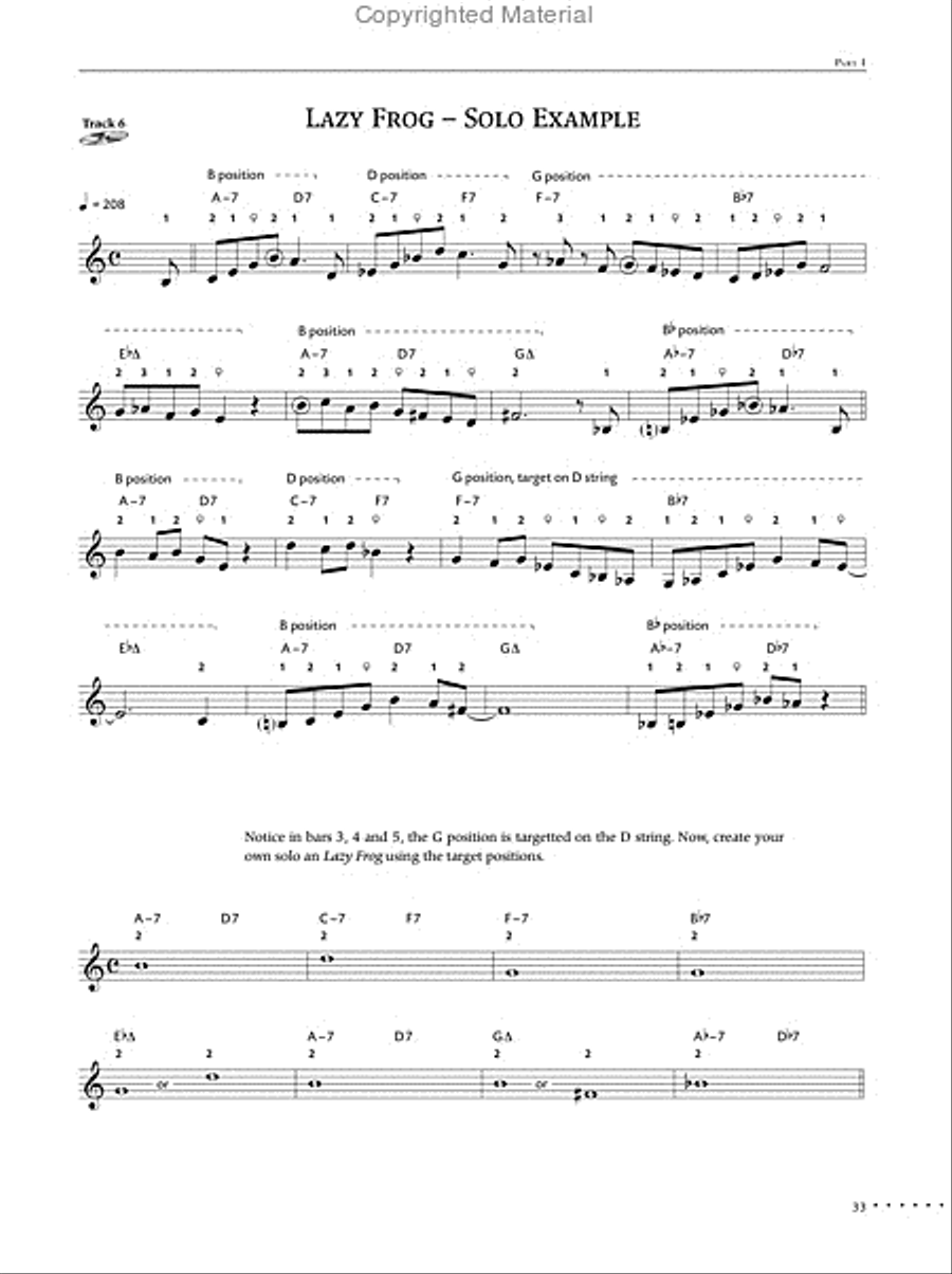 Melodic Playing in the Thumb Position Double Bass scores gallery preview page 5