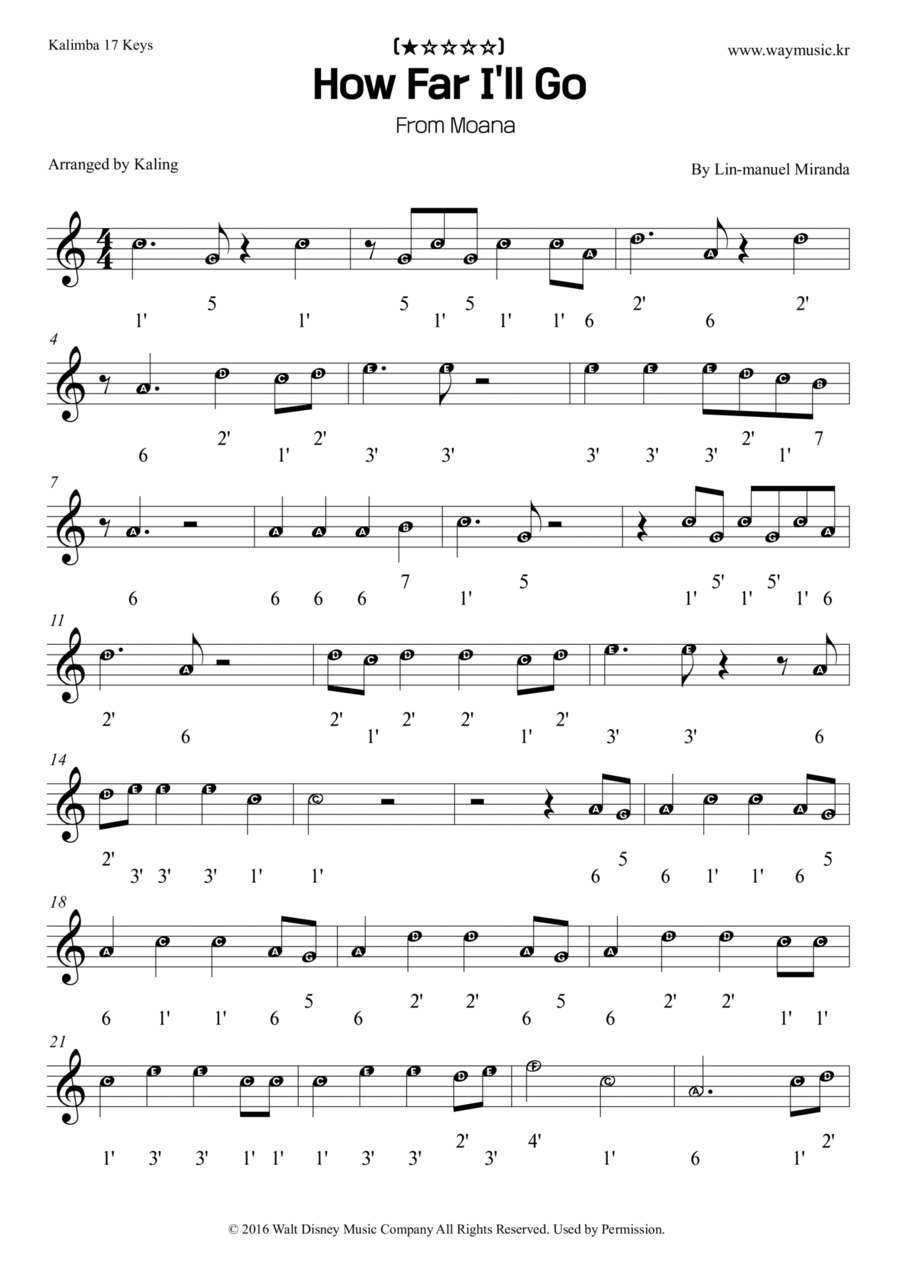 Music for a kalimba sale