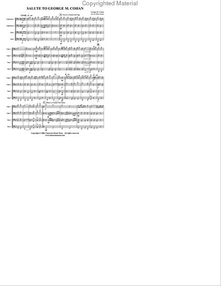 Salute to George M. Cohan EETT scores gallery preview page 2