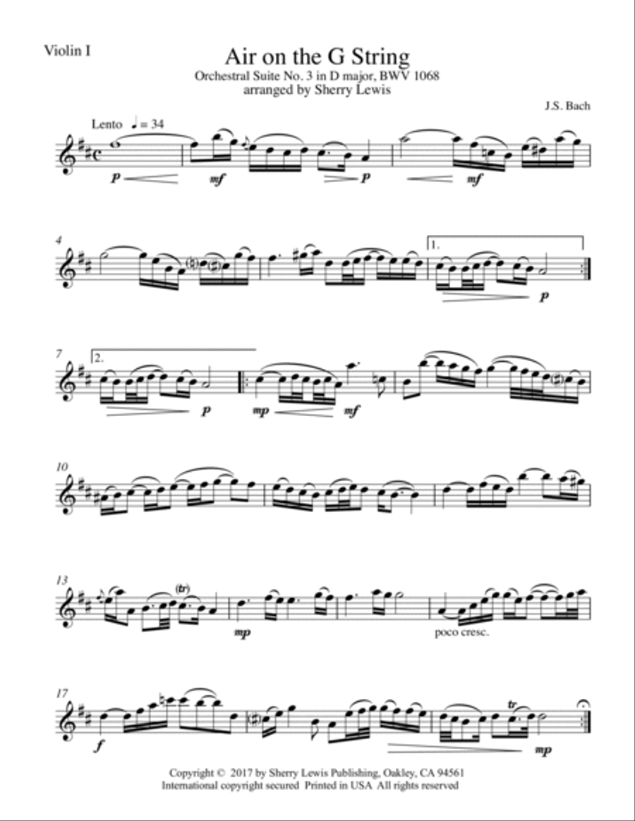 STRING TRIO WEDDING MUSIC - for STRING TRIO COLLECTION SET OF WEDDING CLASSICS - 20 arrangements String Trio scores gallery preview page 5