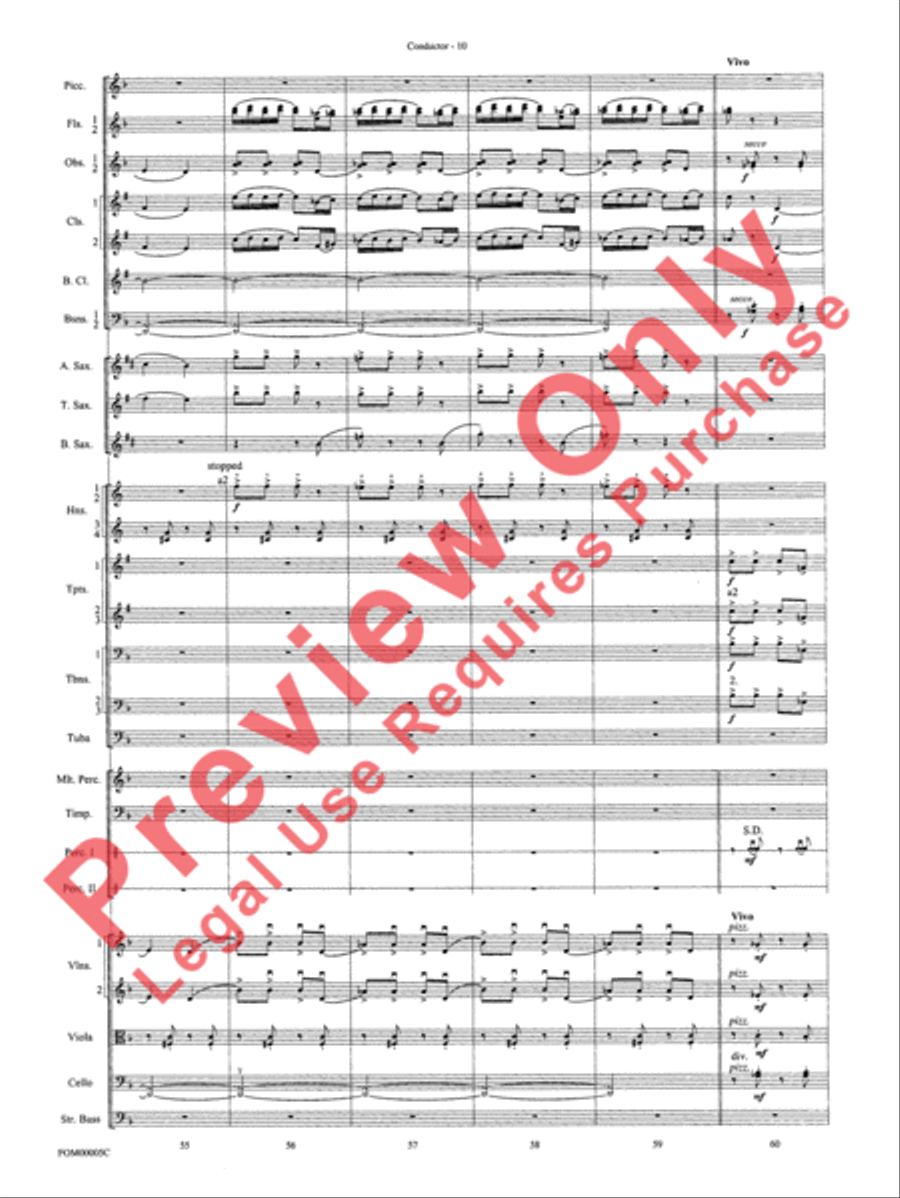 An American in Paris Suite Full Orchestra scores gallery preview page 13