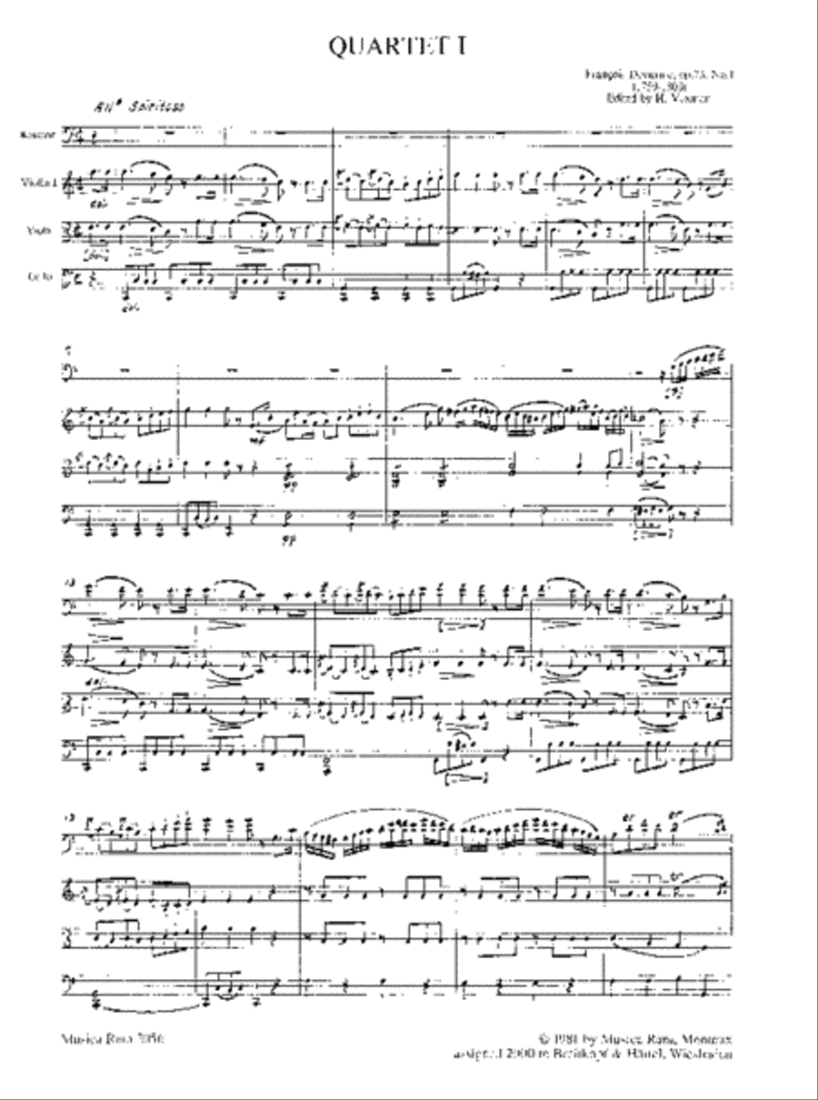 3 Quartets Op. 73 String Quartet scores gallery preview page 2