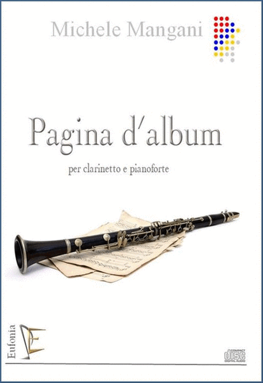 Pagina D'Album Clarinet Solo scores gallery preview page 1