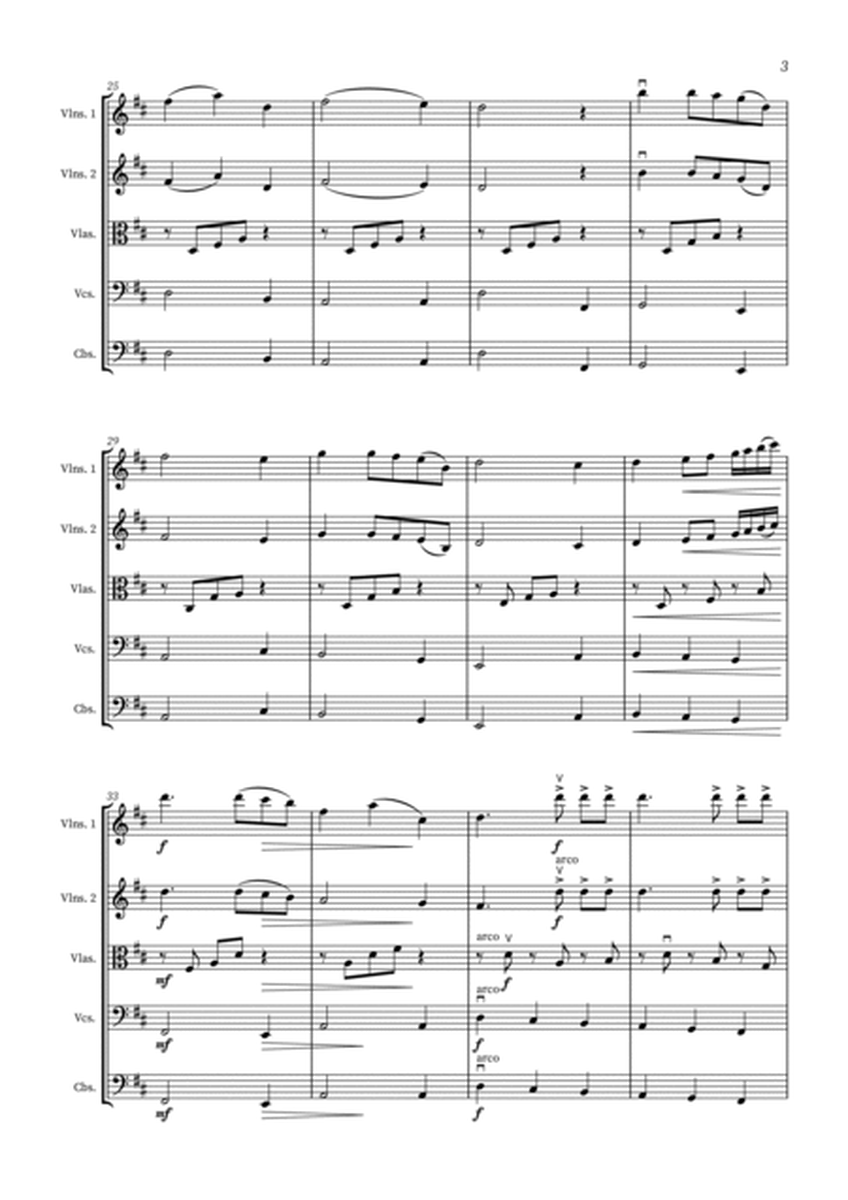 Intermezzo from Cavalleria Rusticana for String Quintet in D Major image number null