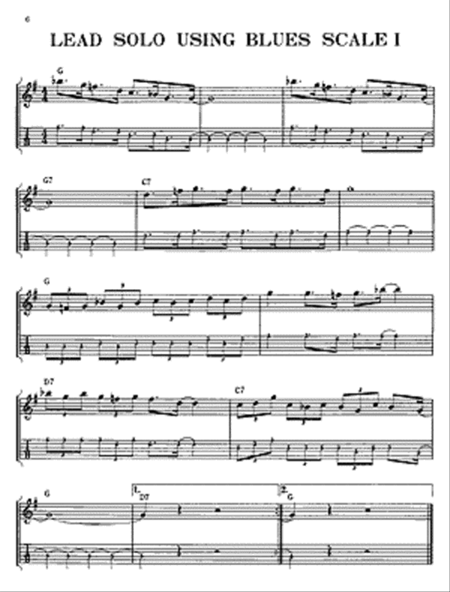 Blues Lead Guitar Method Electric Guitar scores gallery preview page 3