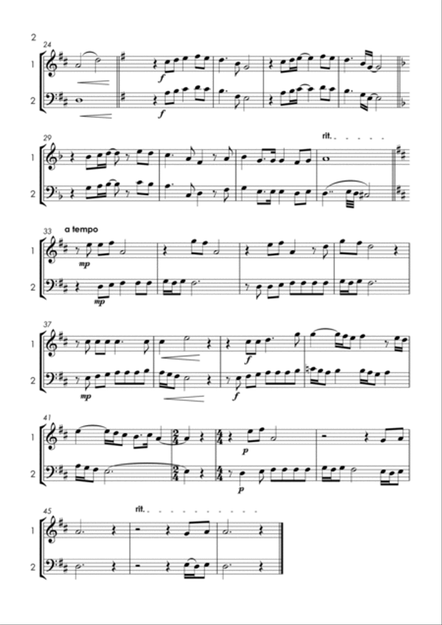 Peace On Earth Piano Trio scores gallery preview page 4