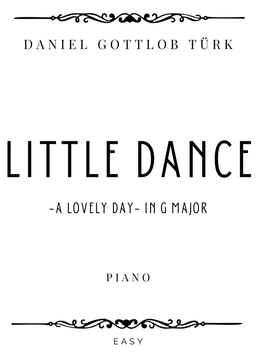Türk - Little Dance (A Lovely Day) in G Major - Easy image number null