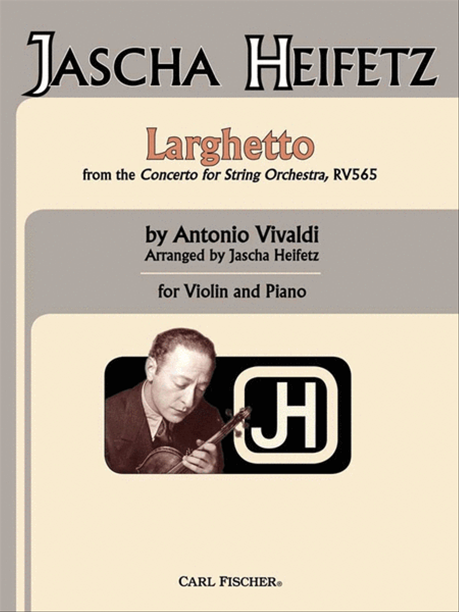 Larghetto Violin Solo scores gallery preview page 1