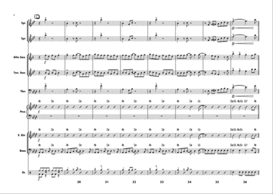 You Can't Stop The Beat Small Ensemble scores gallery preview page 6