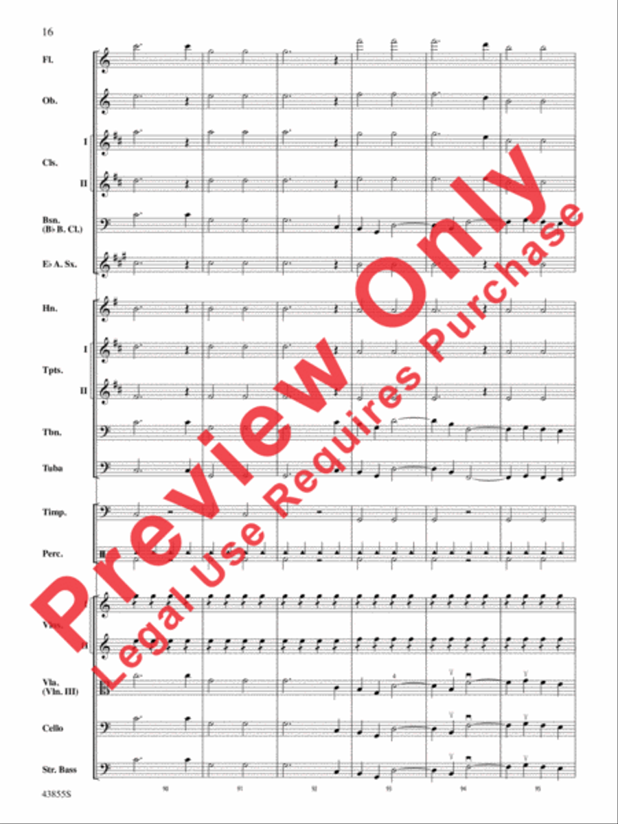The Abduction from the Seraglio Full Orchestra scores gallery preview page 17