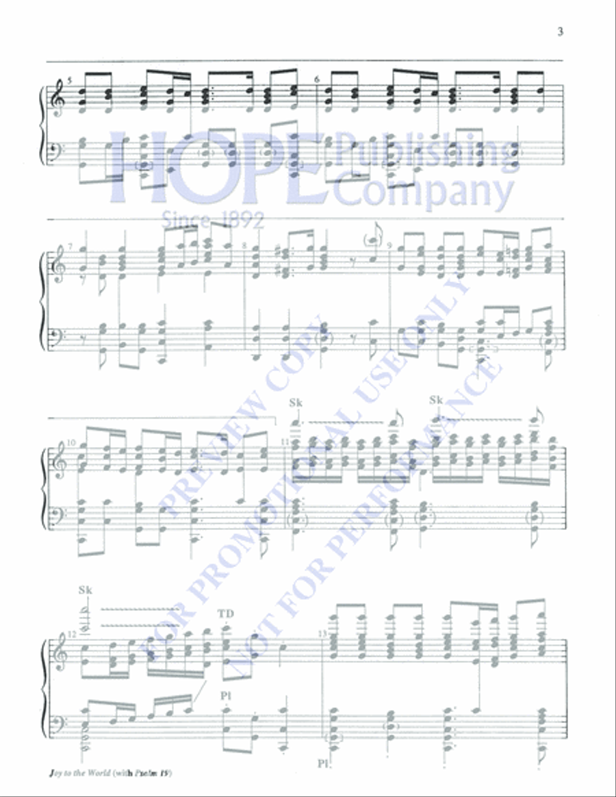 Joy to the World Orchestra scores gallery preview page 3