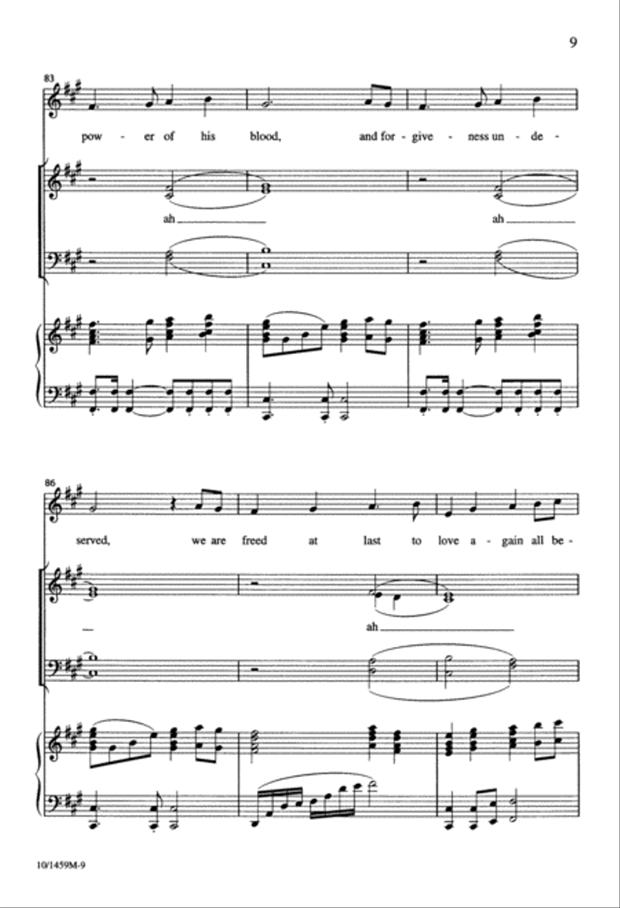 Blessed Jesus Divisi scores gallery preview page 9