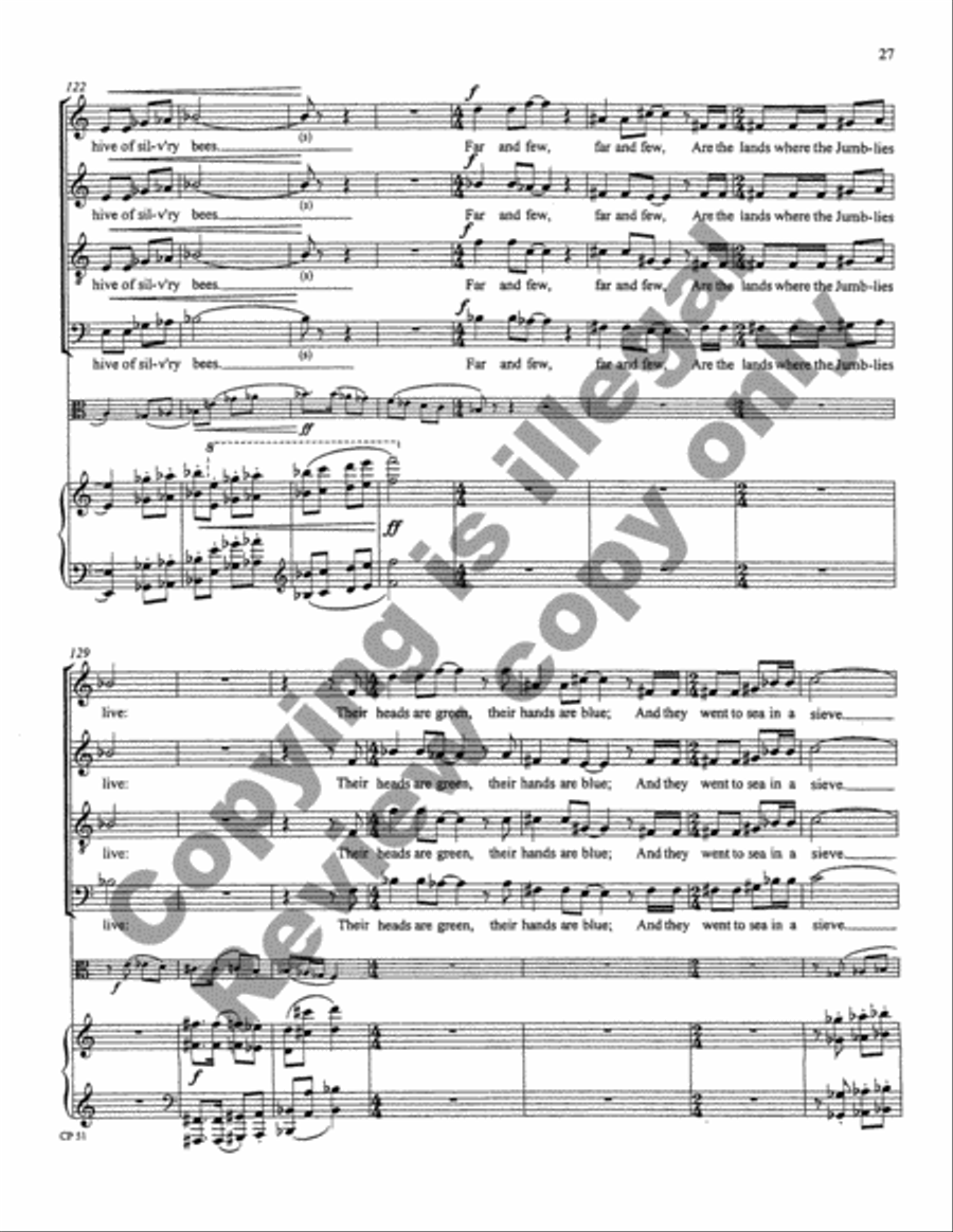 A Song, A Prayer, A Voyage 4-Part scores gallery preview page 27