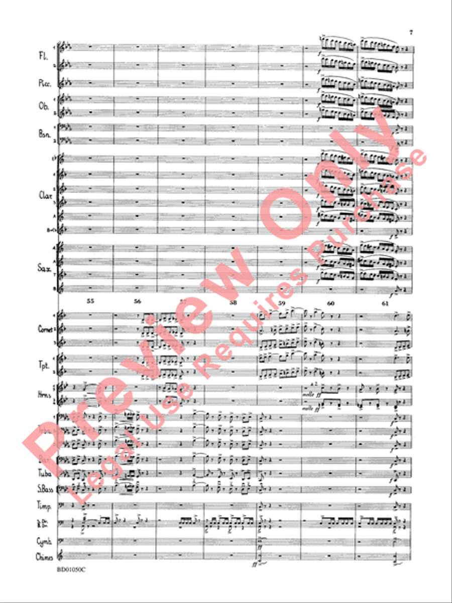 Trittico Trittico Concert Band scores gallery preview page 10
