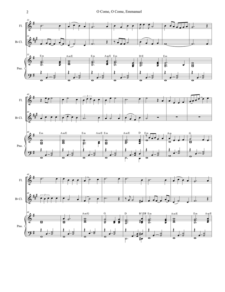O Come, O Come, Emmanuel (with 