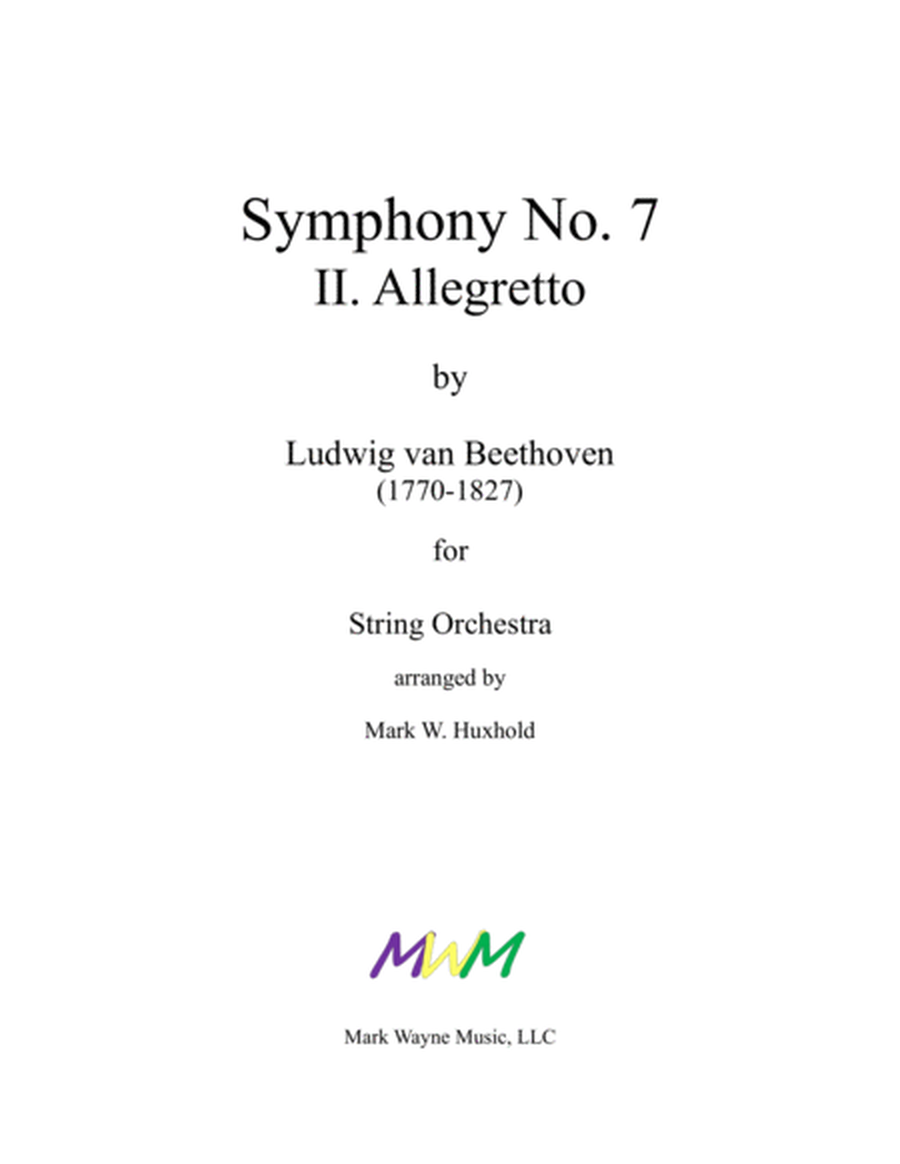 Symphony No. 7, II. Allegretto image number null