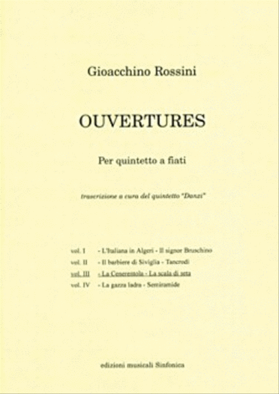 Ouvertures Vol.III Woodwind Quintet scores gallery preview page 1