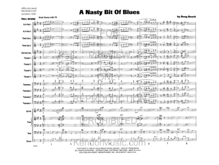 Nasty Bit Of Blues, A (Full Score)