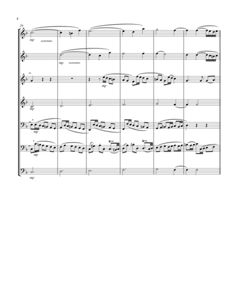 Recordare (from "Requiem") (F) (String Septet - 4 Violins, 3 Cellos)