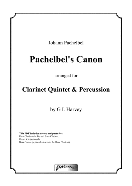Pachelbel's Canon for Clarinet Quintet image number null
