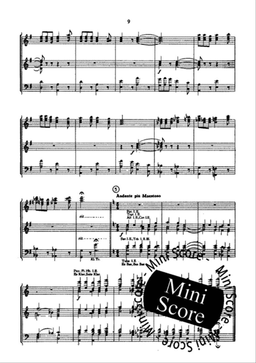 Prelude,Dialogue et Variations Concert Band scores gallery preview page 11