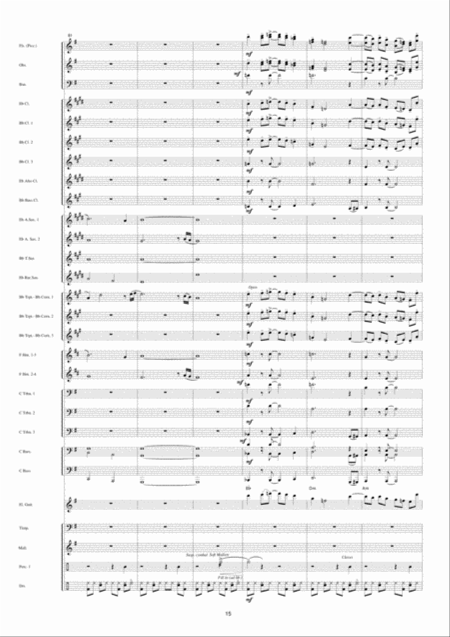 Full Option Full Option Concert Band scores gallery preview page 16