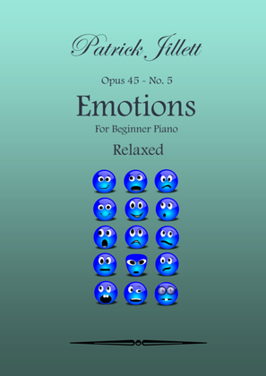 Book cover for Emotions - For Beginner Piano No. 5 - Relaxed