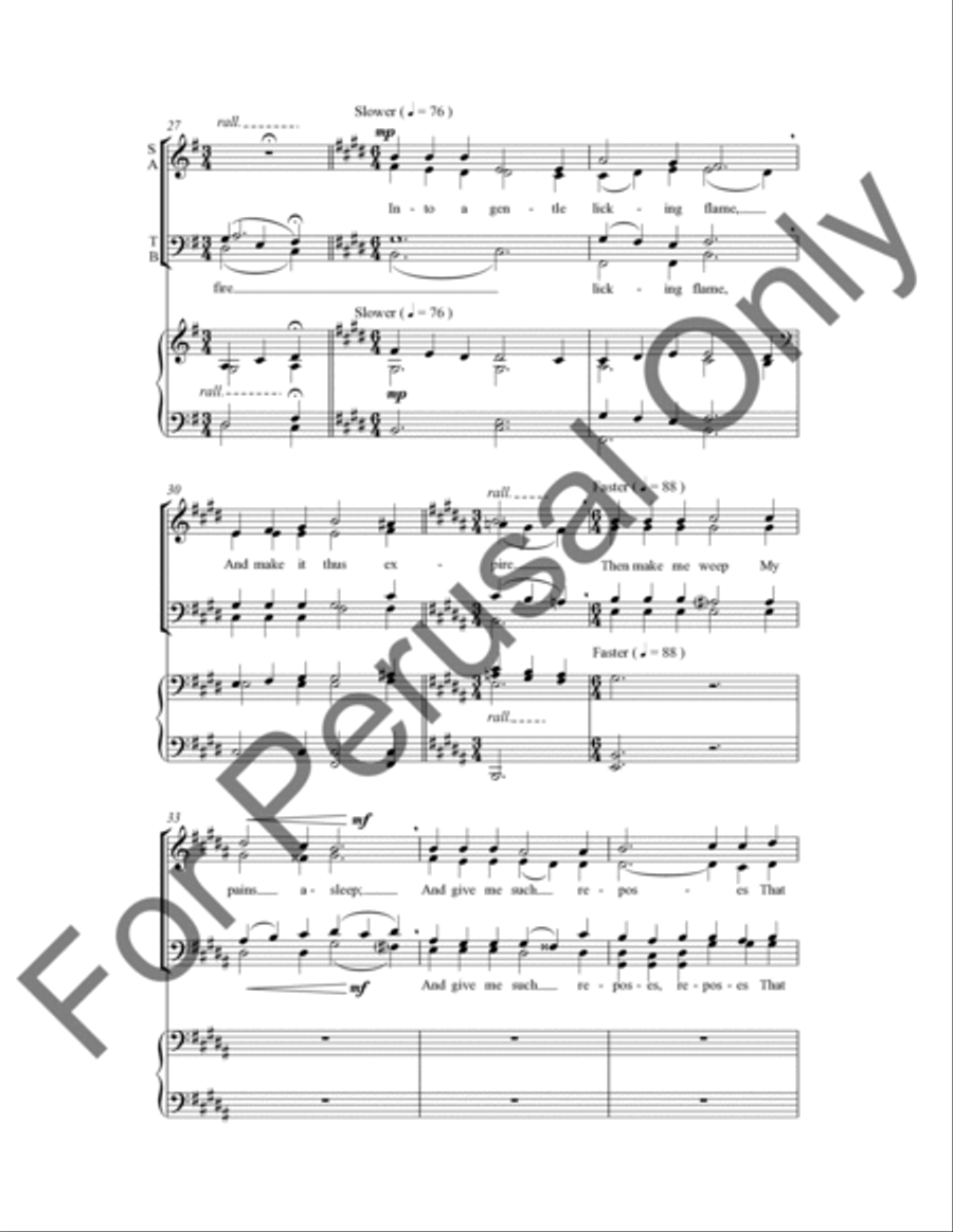 Charm Me Asleep: To Music 4-Part scores gallery preview page 5
